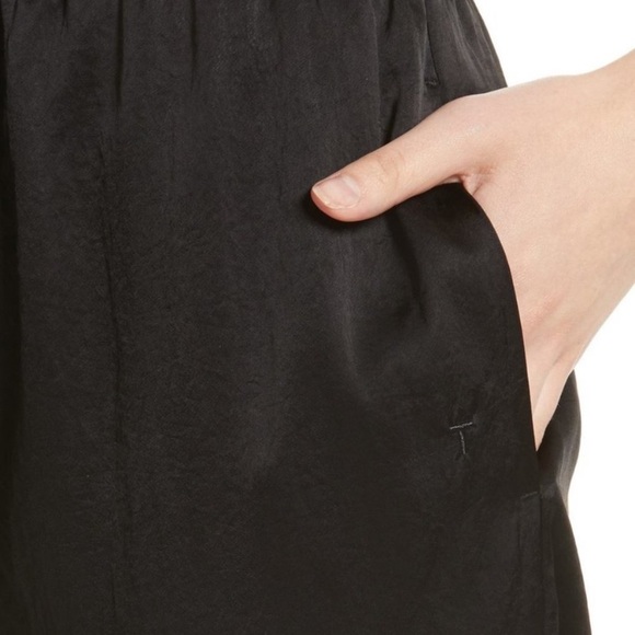 T by Alexander Wang SILK BLEND Twill Track pants - Picture 3 of 6